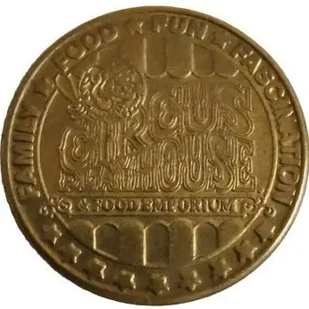 Circus Playhouse & Food Emporium CPFE102B Circus Playhouse & Food Emporium Token (CPFE102B) token — front