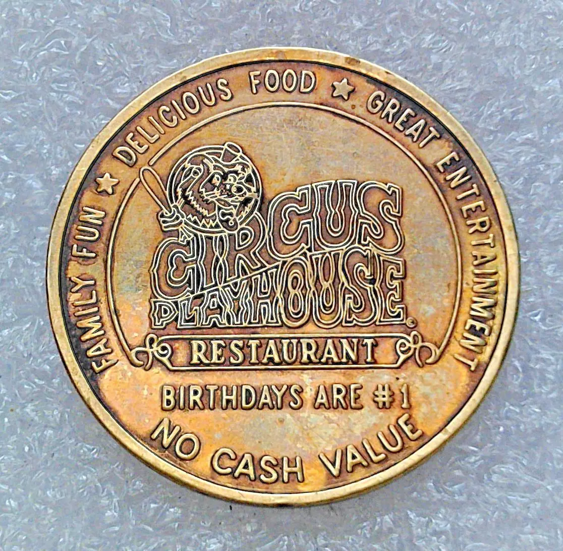 Caesarland CPFE103B Circus Playhouse Restaurant Token (CPFE103B) token — front